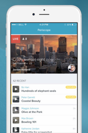 Periscope Broadcasts